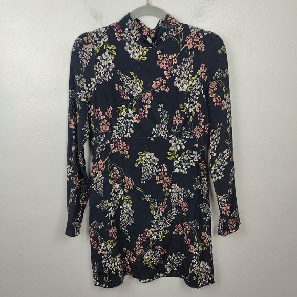 Stone Cold Fox Black Floral Long Sleeve Dress - Picture 2 of 9